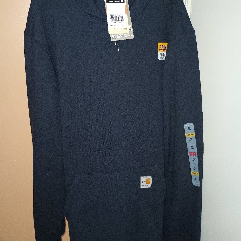 Hoodie sweatshirt Blue dark Navy M size